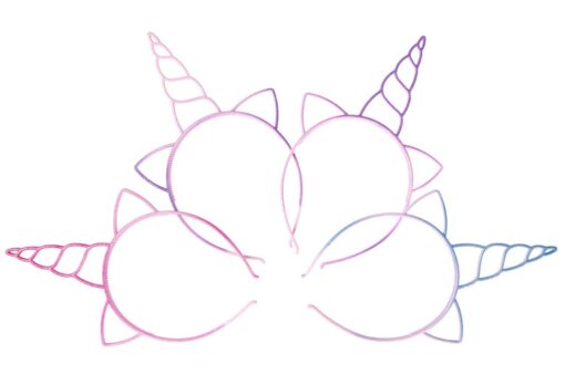 GLITTER TIARA UNICORN PP