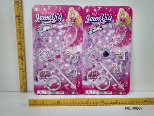 PINK BEAUTY SET W STAFF & NECKLACE