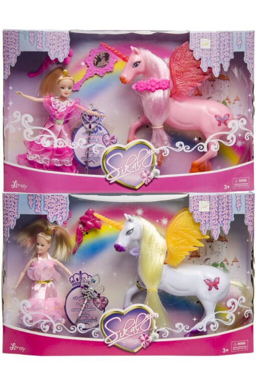 HORSE PINK WITH DOLL