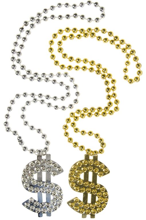 $ NECKLACE GOLD & SILVER