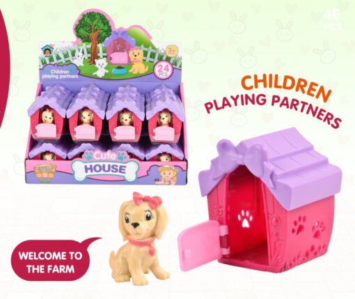 CUTE PET HOUSE W DOG