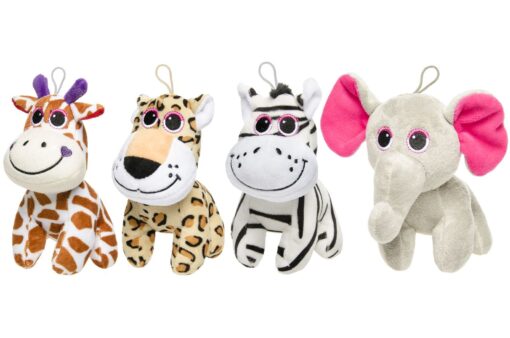 PLUSH 4ASS WILD ANIMALS S