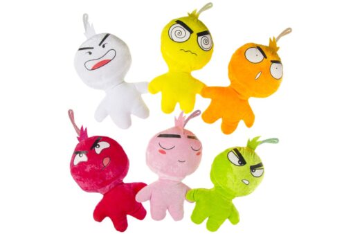 PLUSH EMO-FIGURINES 6ASS