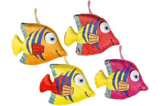 PLUSH. SUPER SOFT. TROPICAL FISH 4ASS
