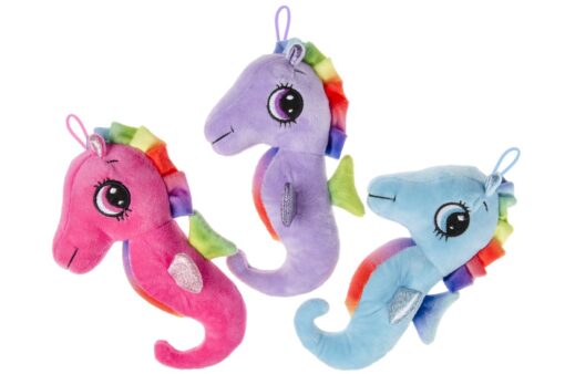 PLUSH SEAHORSE RAINBOW 3ASS
