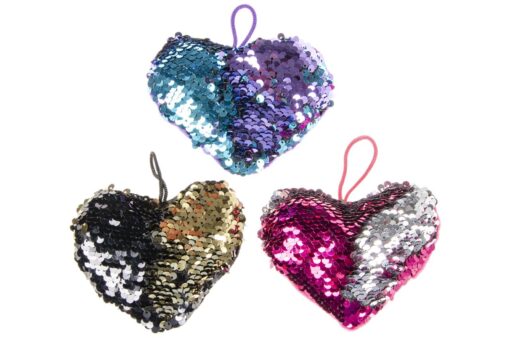 PLUSH SEQUINS HEART S 3ASS