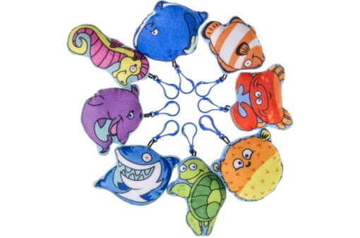 PLUSH SEA ANIMALS KC 8ASS
