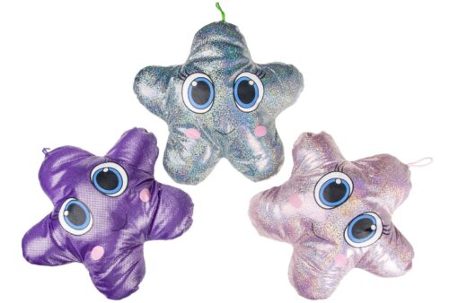 PLUSH GLITTER STAR 3ASS COL