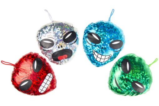 PLUSH METALLIC ALIEN