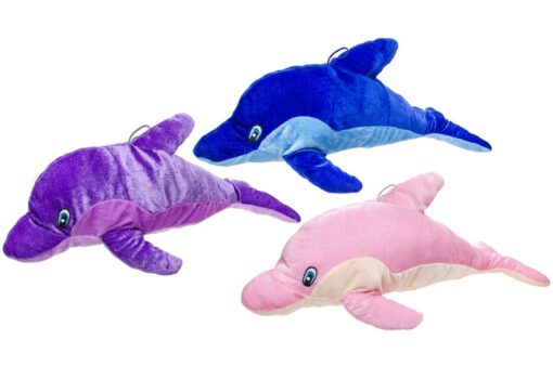 PLUSH. SUPER SOFT. DOLPHIN L 3ASS COL
