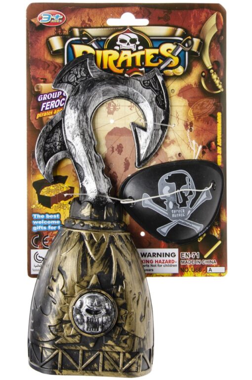 PIRATE HOOK W EYEPATCH TC