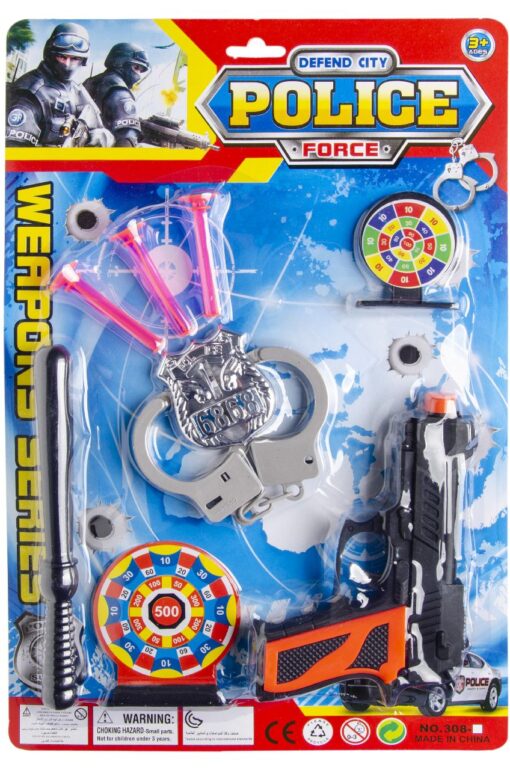 POLICE GUN SET W ACC BC