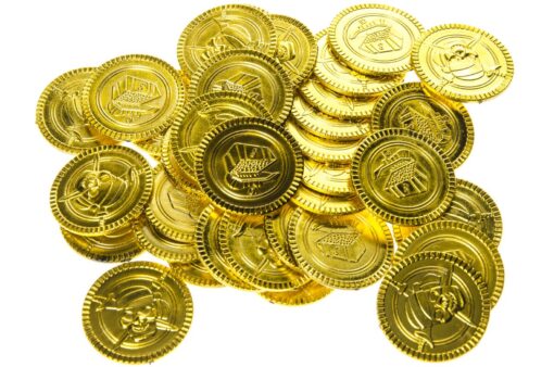 GOLDPLATED PIRATE COINS
