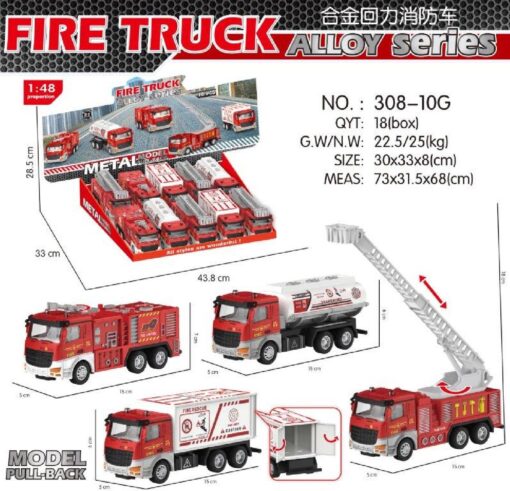 DIECAST FIRE TRUCK ASSORTMENT