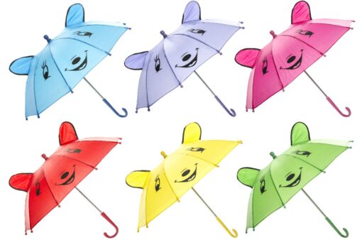 UMBRELLA ANIMAL 30CM 6ASS COL
