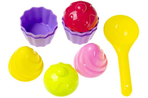 9PCS CUPCAKE BEACH SET NETBAG