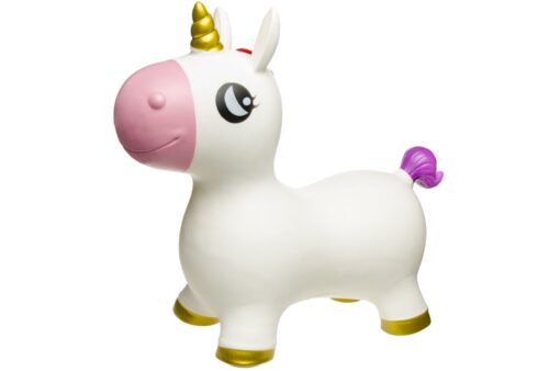 18' JUMPING/SKIPPY UNICORN. DEFLATED