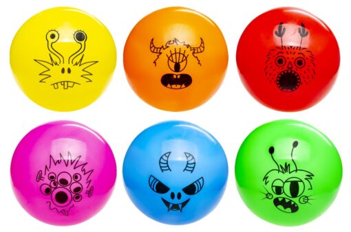 MONSTER FACE BALL PVC