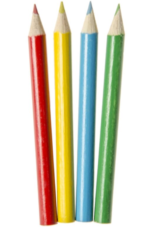 4PCS COLORING PENCIL SHORT PP