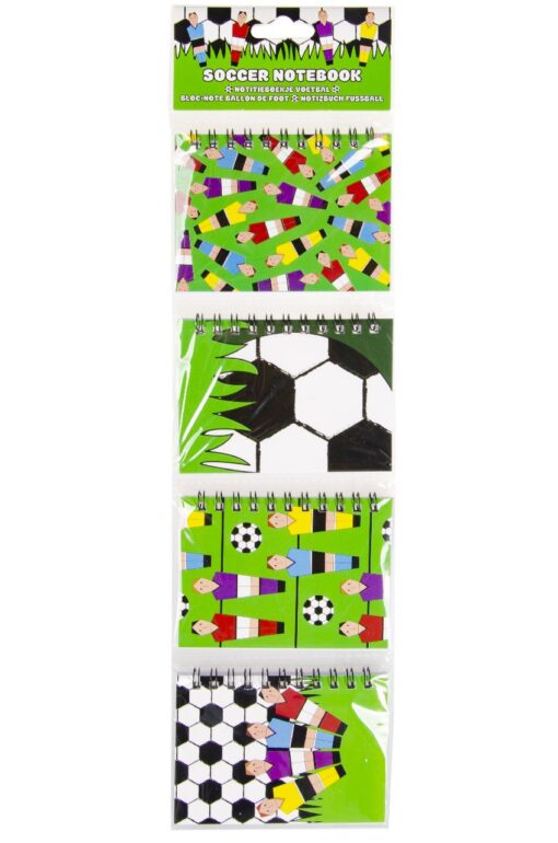 FOOTBALL NOTEBOOK  SPIRAL 4ASS