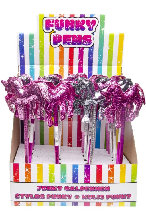 BALLPEN GLITTER UNICORN
