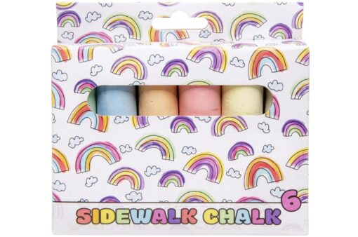 6PCS SIDEWALK CHALK