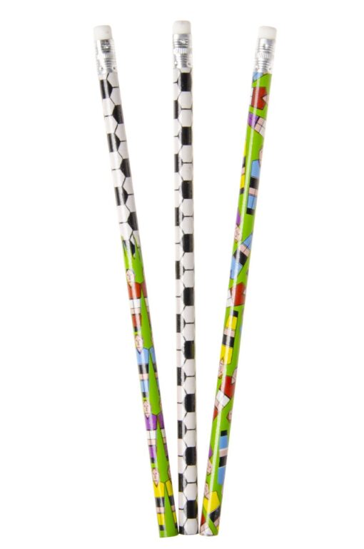 PENCIL. FOOTBALL COLORED