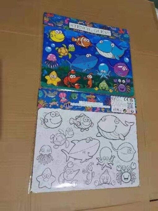 STENCIL SET SEA ANIMALS