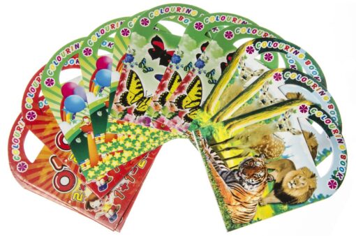 COL BOOK 4ASS S W STICKERS S