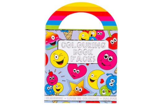 COL BOOK W STICKERS S EMOTION FACE