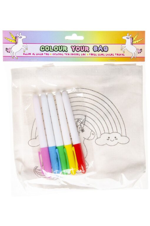DIY COLOUR YR BAG UNICORN