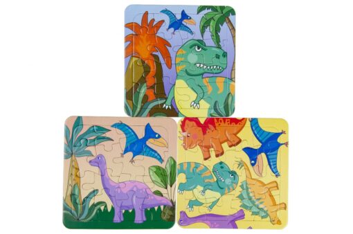 3ASS PAPER PUZZLE DINOSAUR