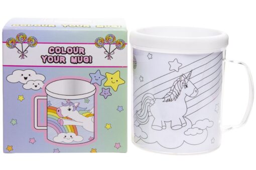 COLOR YOUR OWN MUG UNICORN
