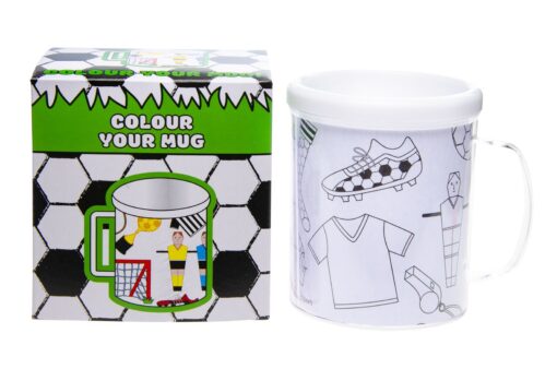 COLOR YOUR OWN MUG FOOTBALL