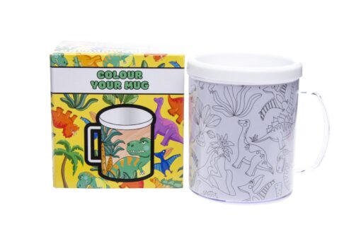COLOR YR OWN MUG DINOSAUR