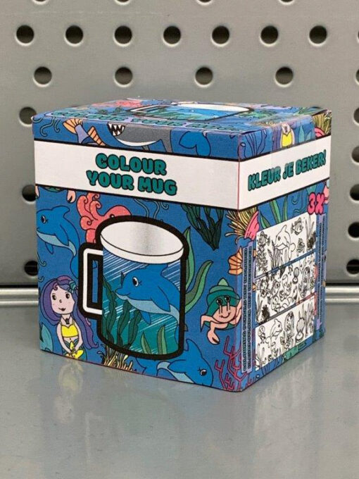 COLOR YR OWN MUG SEA ANIMALS