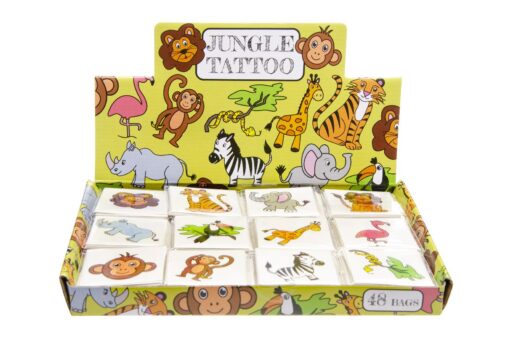 12PCS TATTOO. WILD ANIMALS. DB