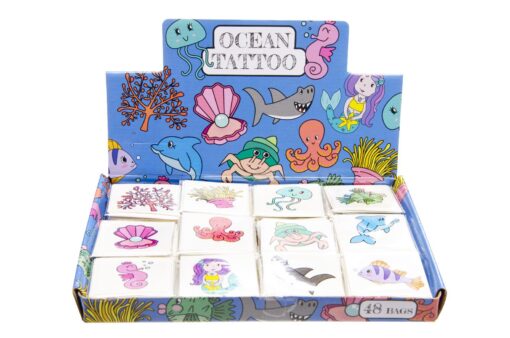 12PCS TATTOO. SEA ANIMALS. DB