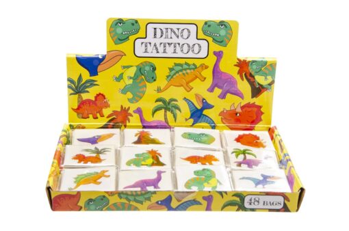 12PCS TATTOO. DINOSAUR DB