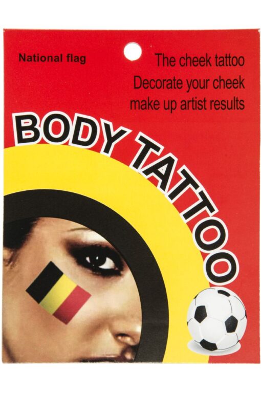 4PCS CHEEK TATTOO BELGIUM