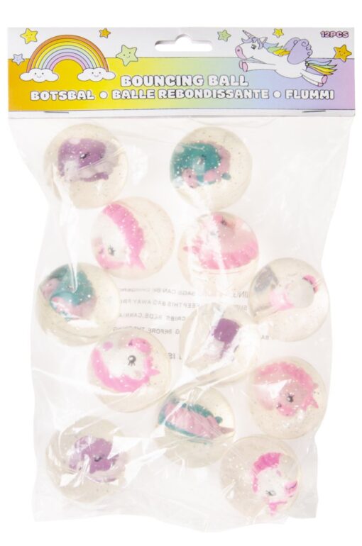 BOUNCING BALL UNICORN 45MM
