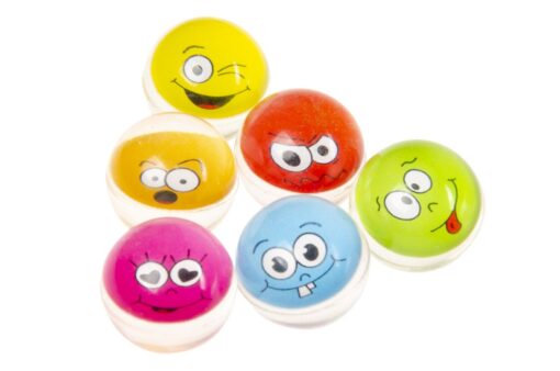 BOUNCING BALL EMOTION FACES 32MM