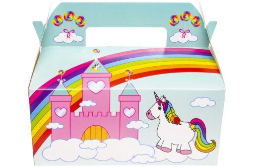 PARTY / FOOD BOX XL UNICORN-STACKABLE