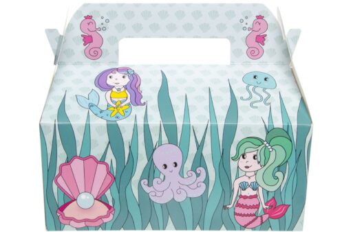 PARTY / FOOD BOX XL MERMAID-STACKABLE