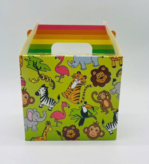 FOOD BOX WILD ANIMALS . PARTY / LUNCH