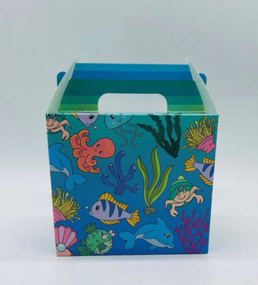 FOOD BOX SEA ANIMALS . PARTY / LUNCH