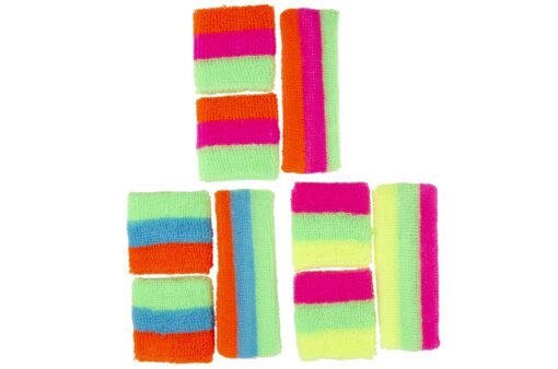 NEON MIX SWEATBAND SET