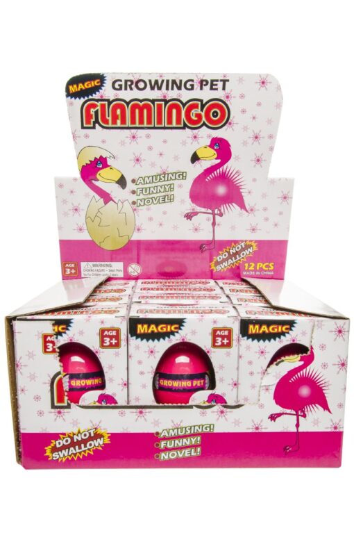 GROWING FLAMINGO EGG 1PC BOX