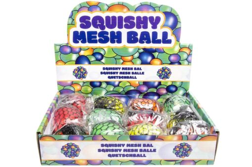 SQUEEZE MESH BALL 65MM. FULL COLOR