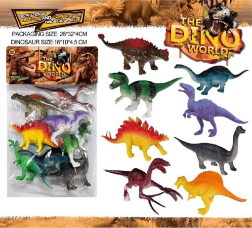 8PCS DINOSAURS BAG